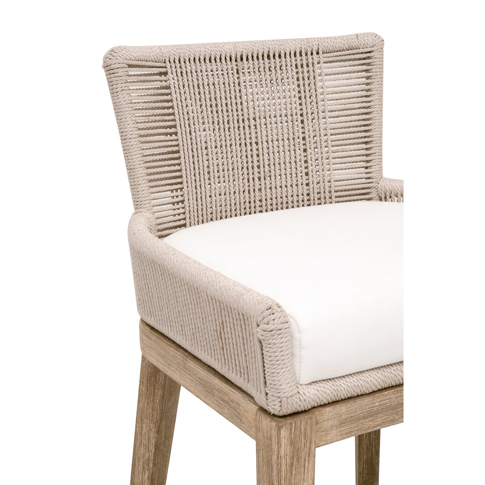 Woven Transitional Overlay Counter Stool. Picture 7