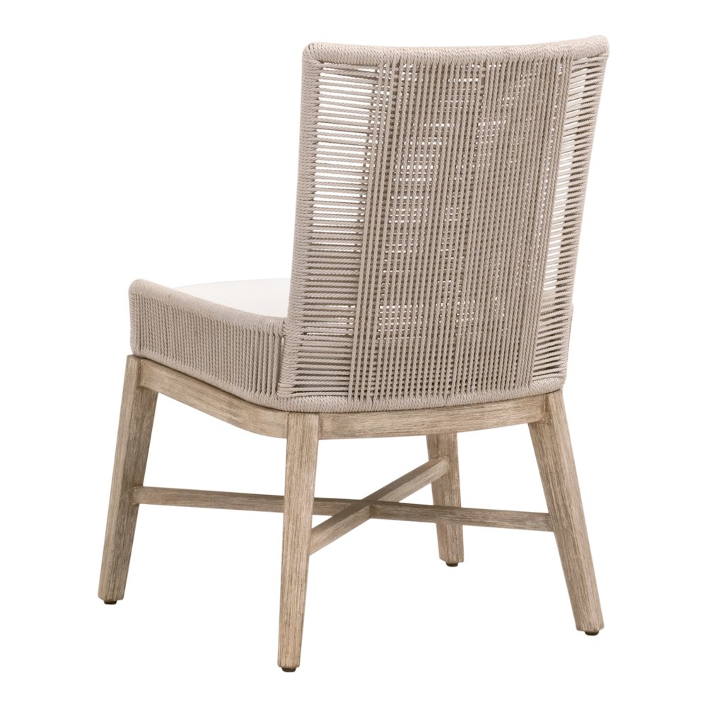 Woven Transitional Overlay Dining Chair, Set of 2. Picture 4