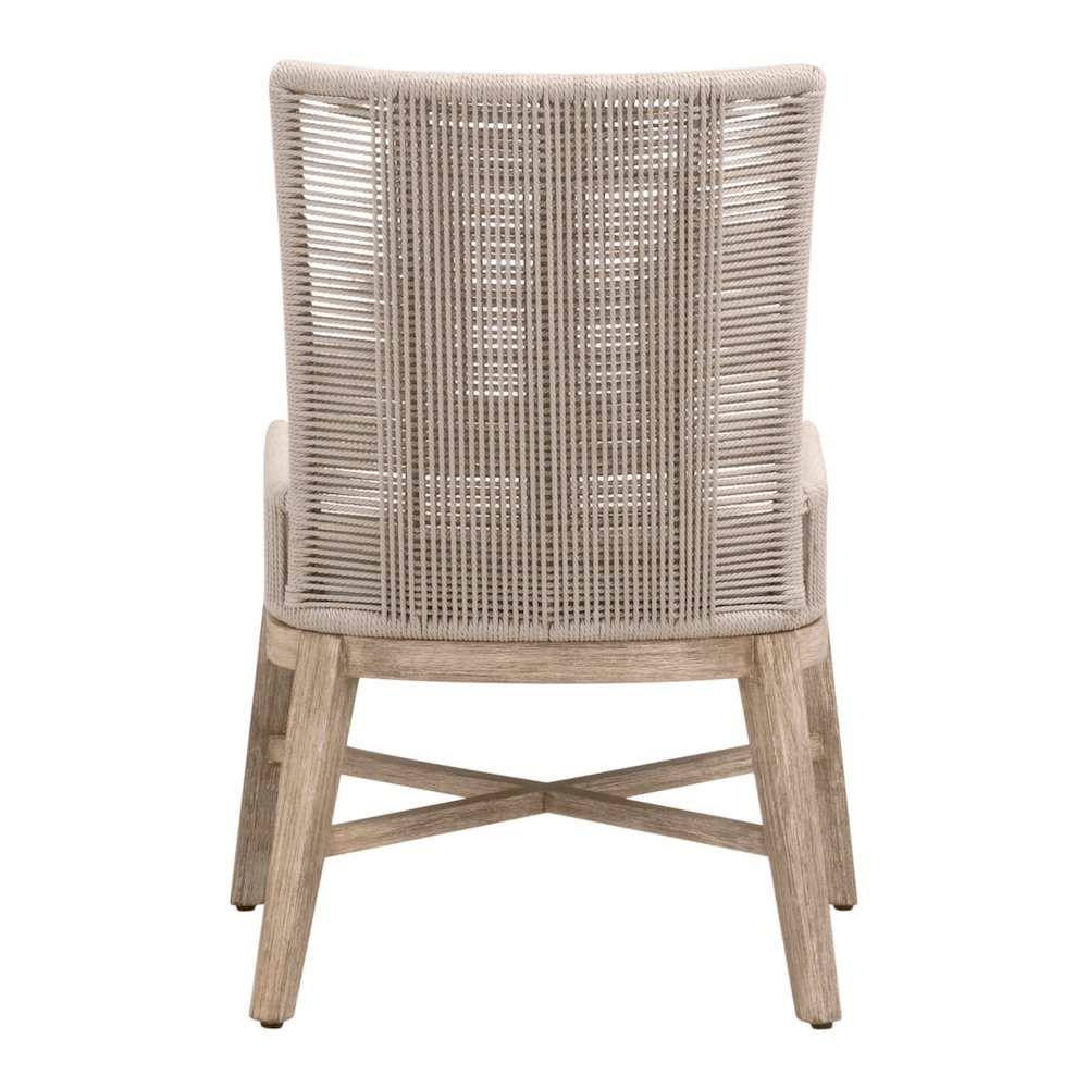 Woven Transitional Overlay Dining Chair, Set of 2. Picture 5