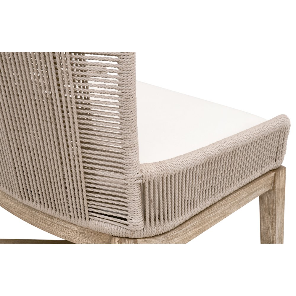 Woven Transitional Overlay Dining Chair, Set of 2. Picture 6