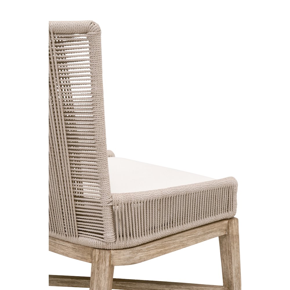 Woven Transitional Overlay Dining Chair, Set of 2. Picture 7