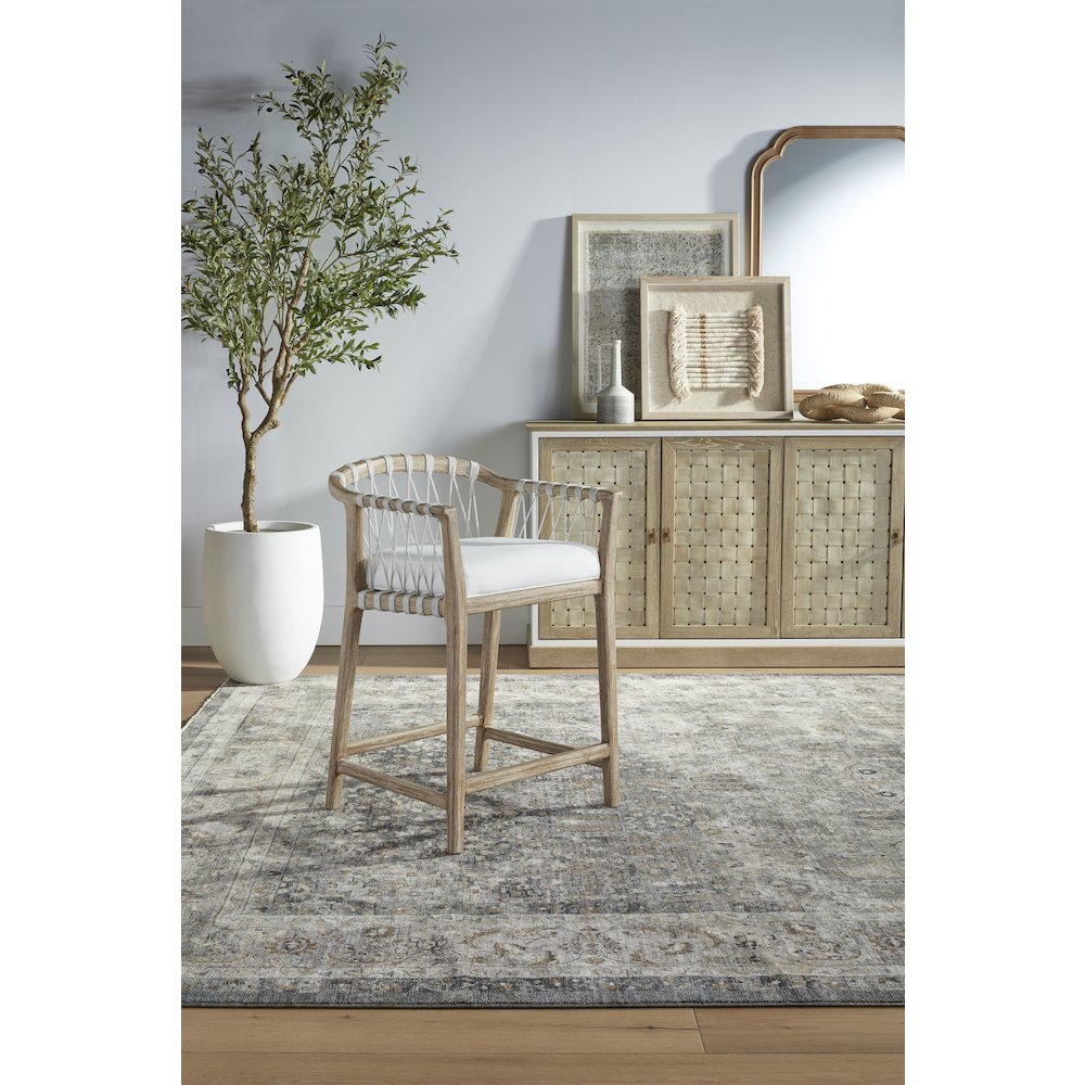 Woven Transitional Pacific Counter Stool. Picture 9