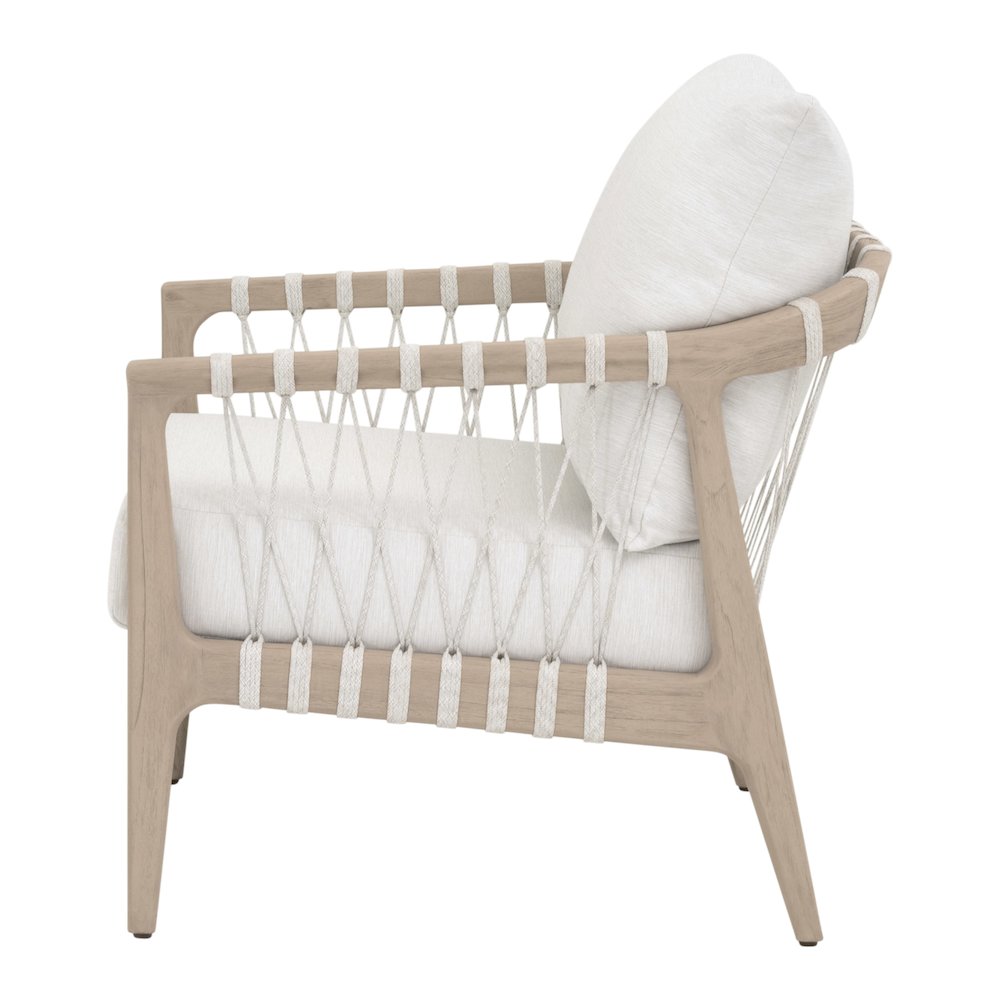 Woven - Outdoor  Transitional Pacific Outdoor Club Chair. Picture 3