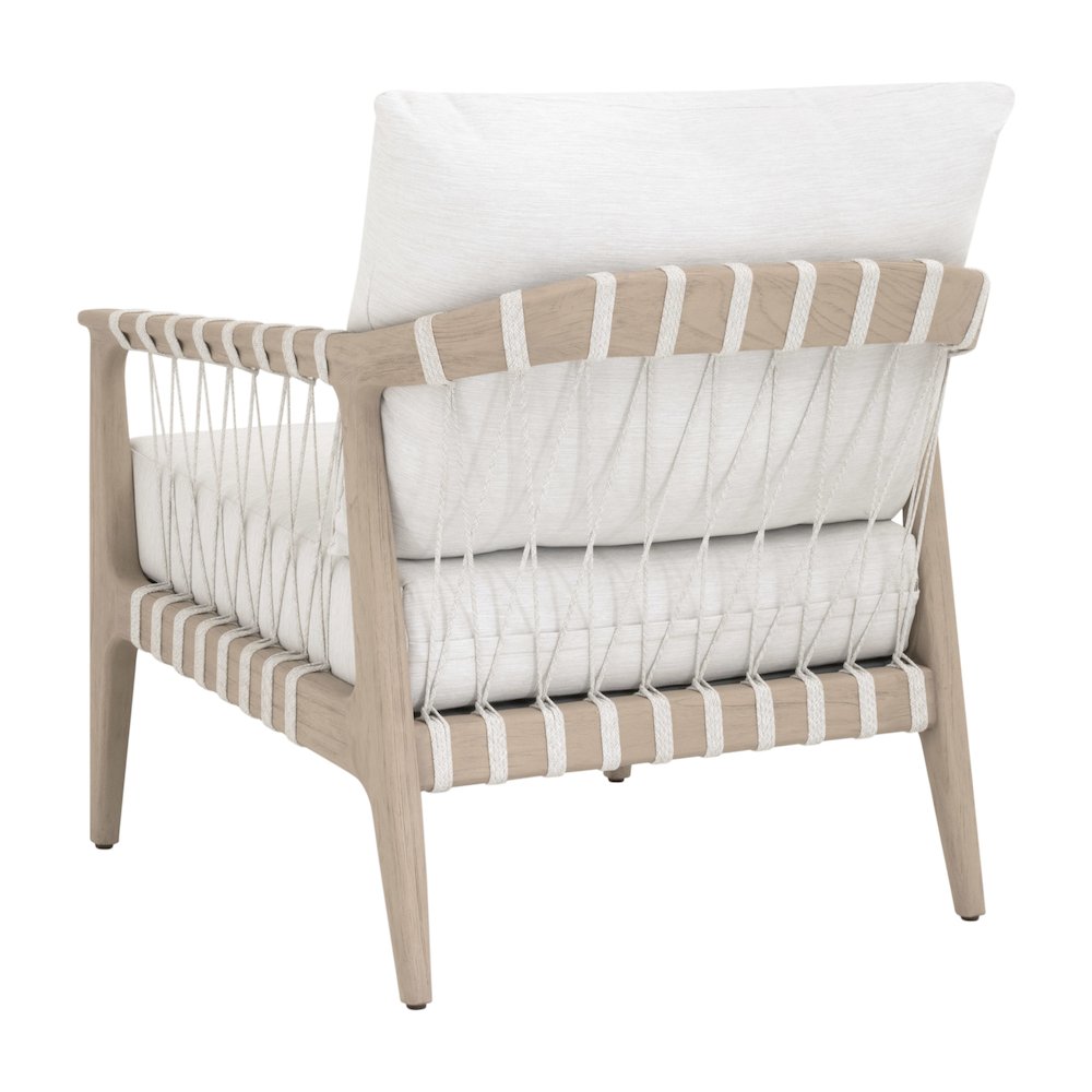Woven - Outdoor  Transitional Pacific Outdoor Club Chair. Picture 4