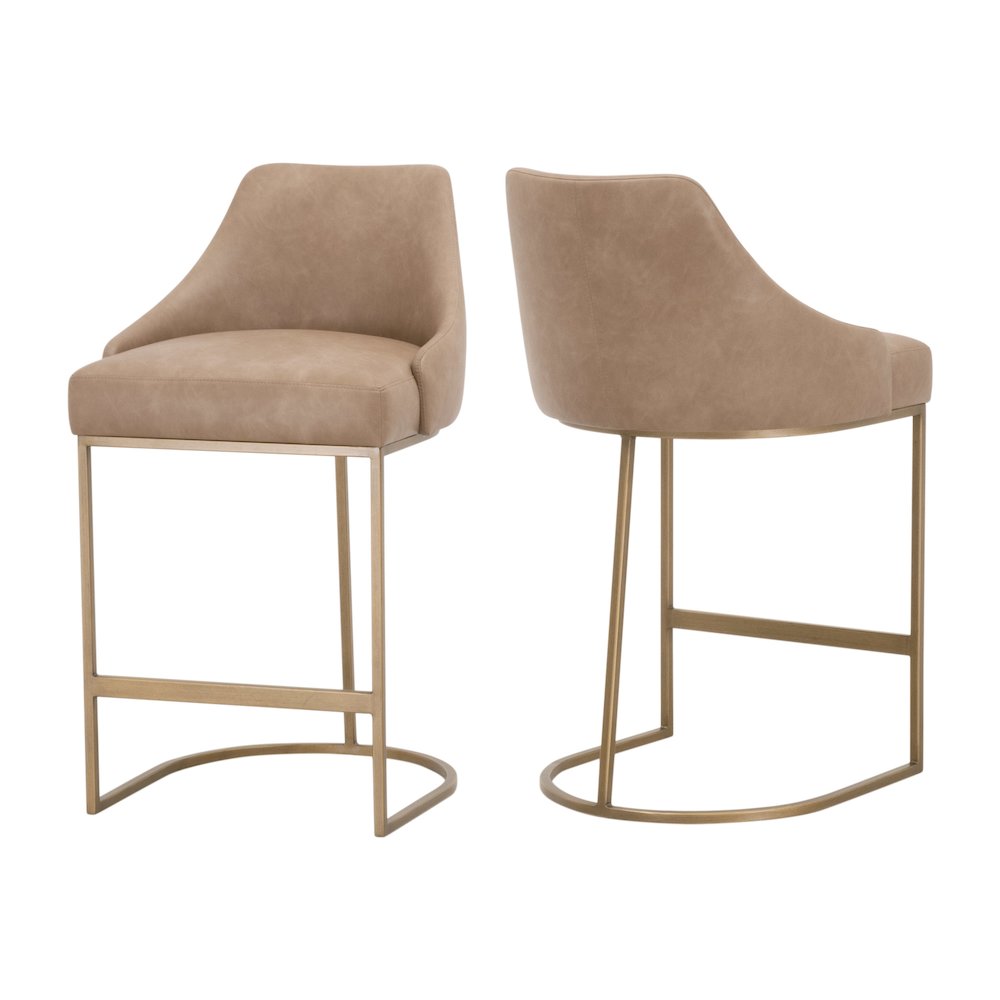 Traditions Transitional Parissa Counter Stool, Set of 2. Picture 9
