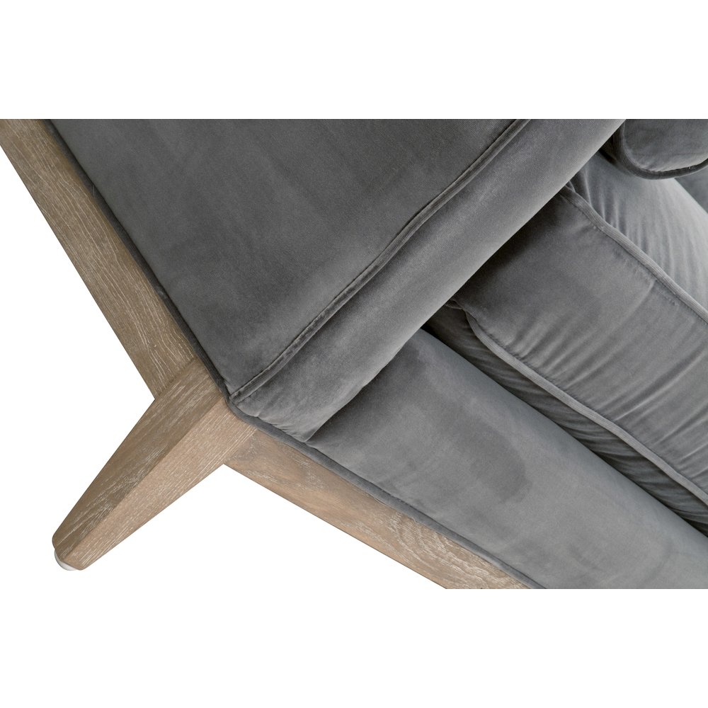 Stitch & Hand - Upholstery Transitional Parker 86" Post Modern Sofa. Picture 8