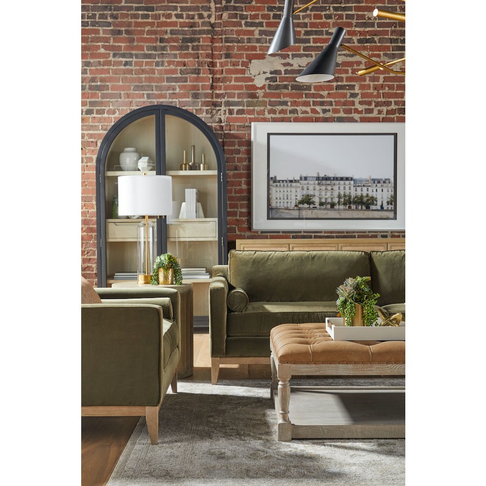 Stitch & Hand - Upholstery Transitional Parker 86" Post Modern Sofa. Picture 13