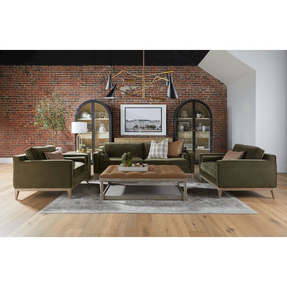 Stitch & Hand - Upholstery Transitional Parker 86" Post Modern Sofa. Picture 15