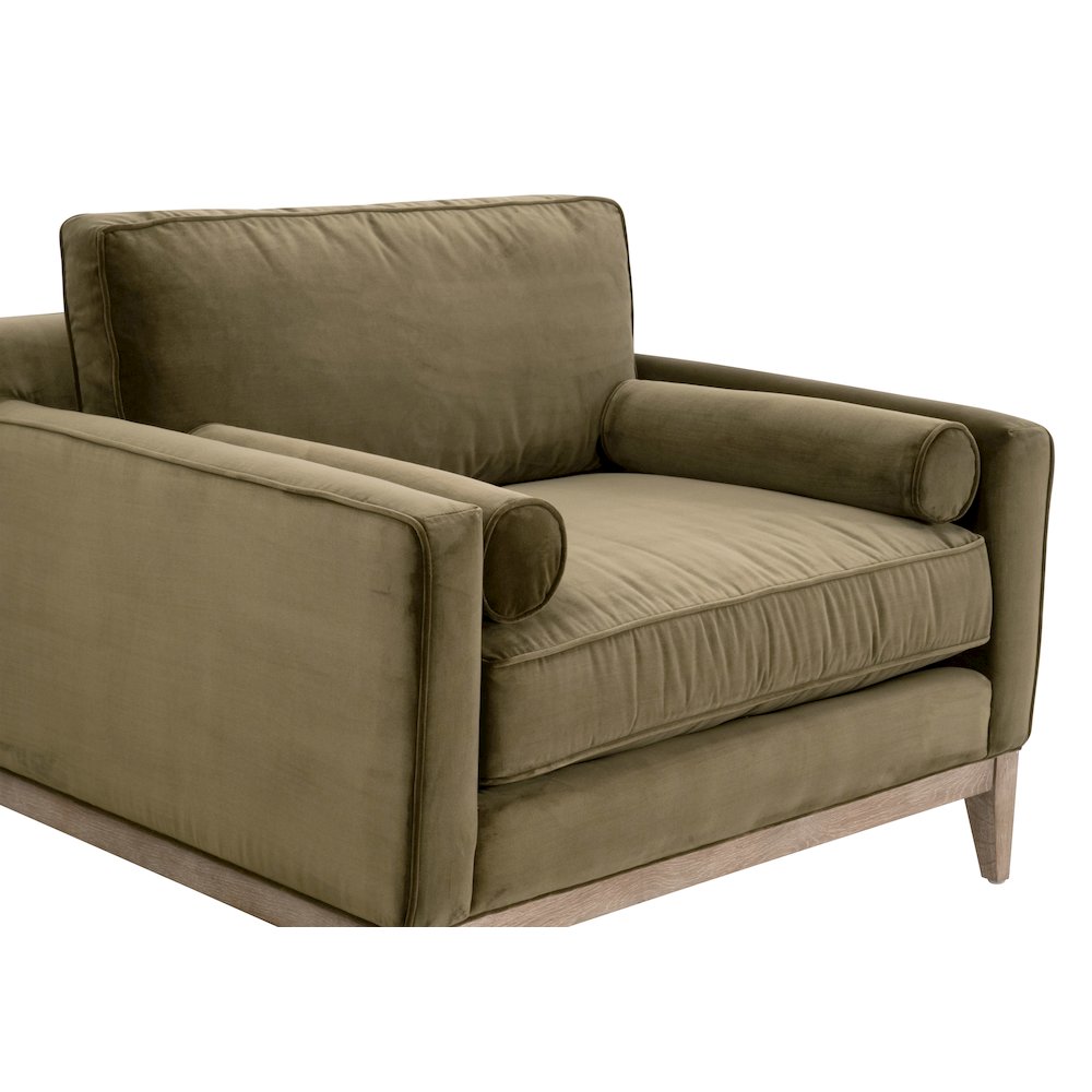 Stitch & Hand - Upholstery Transitional Parker Post Modern Sofa Chair. Picture 7