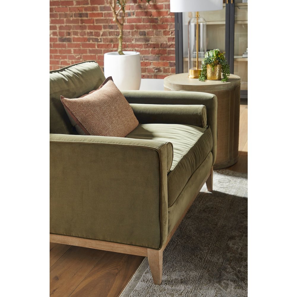 Stitch & Hand - Upholstery Transitional Parker Post Modern Sofa Chair. Picture 8