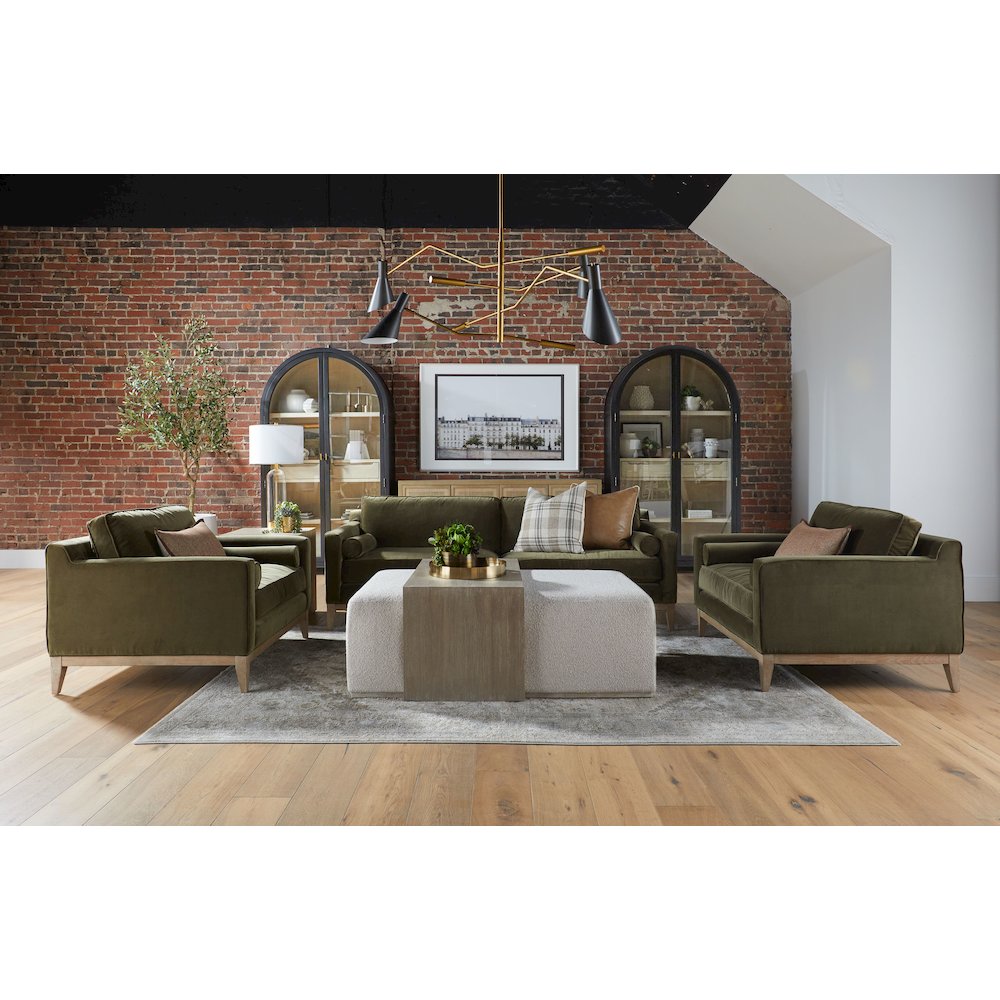 Stitch & Hand - Upholstery Transitional Parker Post Modern Sofa Chair. Picture 13