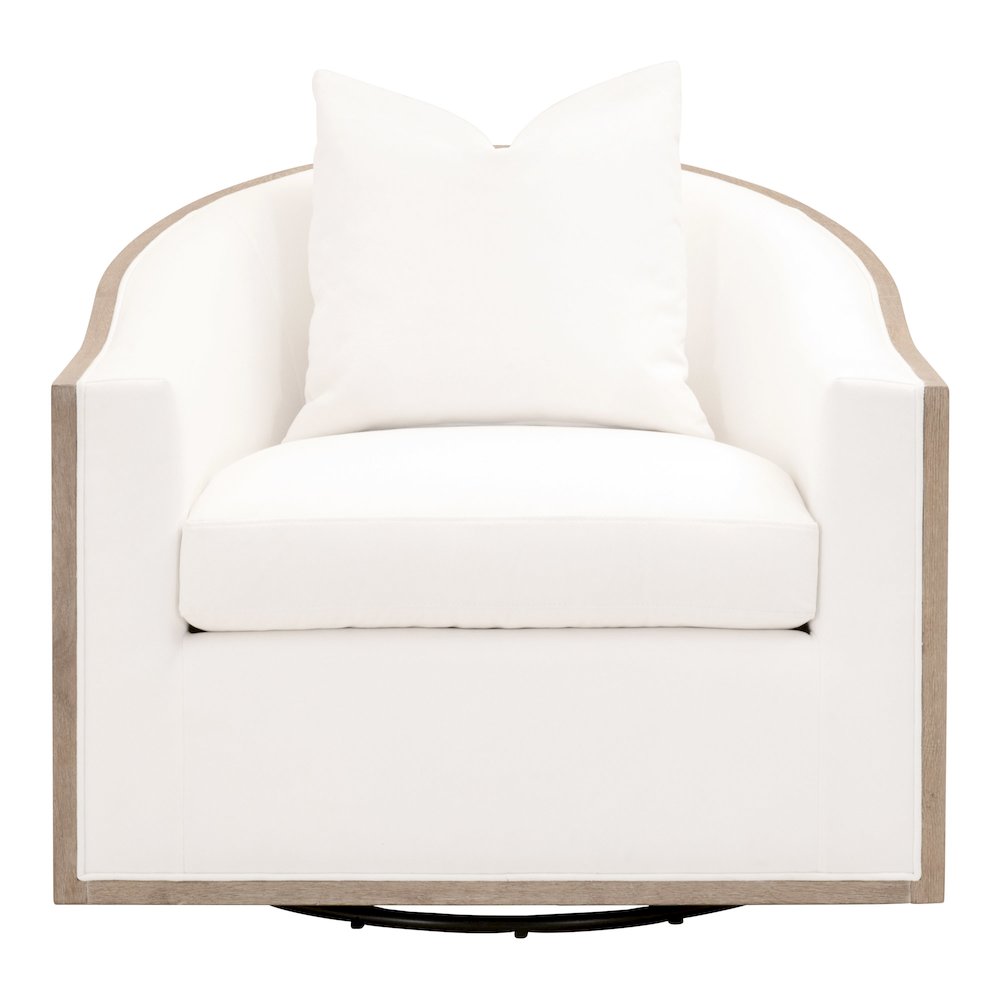 Stitch & Hand - Dining & Bedroom Transitional Paxton Swivel Club Chair. Picture 1