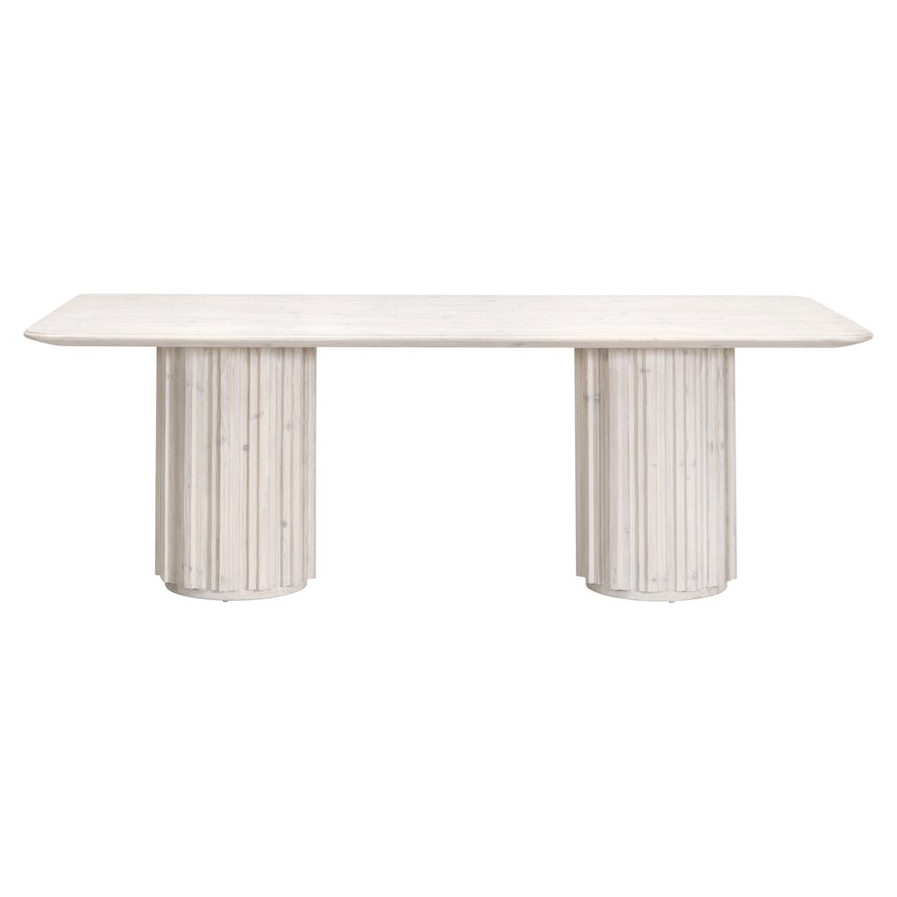 Bella Antique Transitional Roma Dining Table. Picture 1