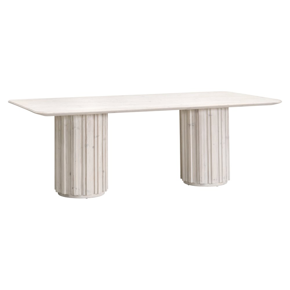Bella Antique Transitional Roma Dining Table. Picture 2