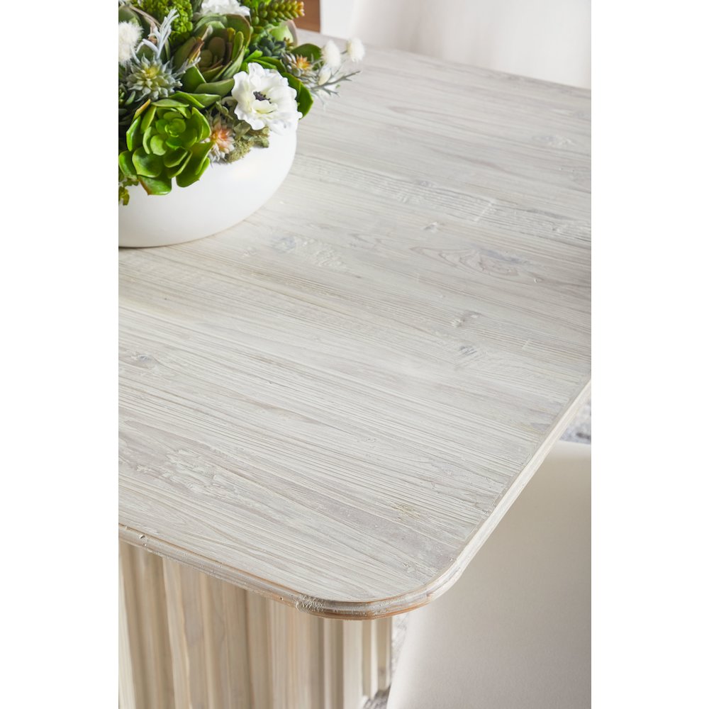 Bella Antique Transitional Roma Dining Table. Picture 6