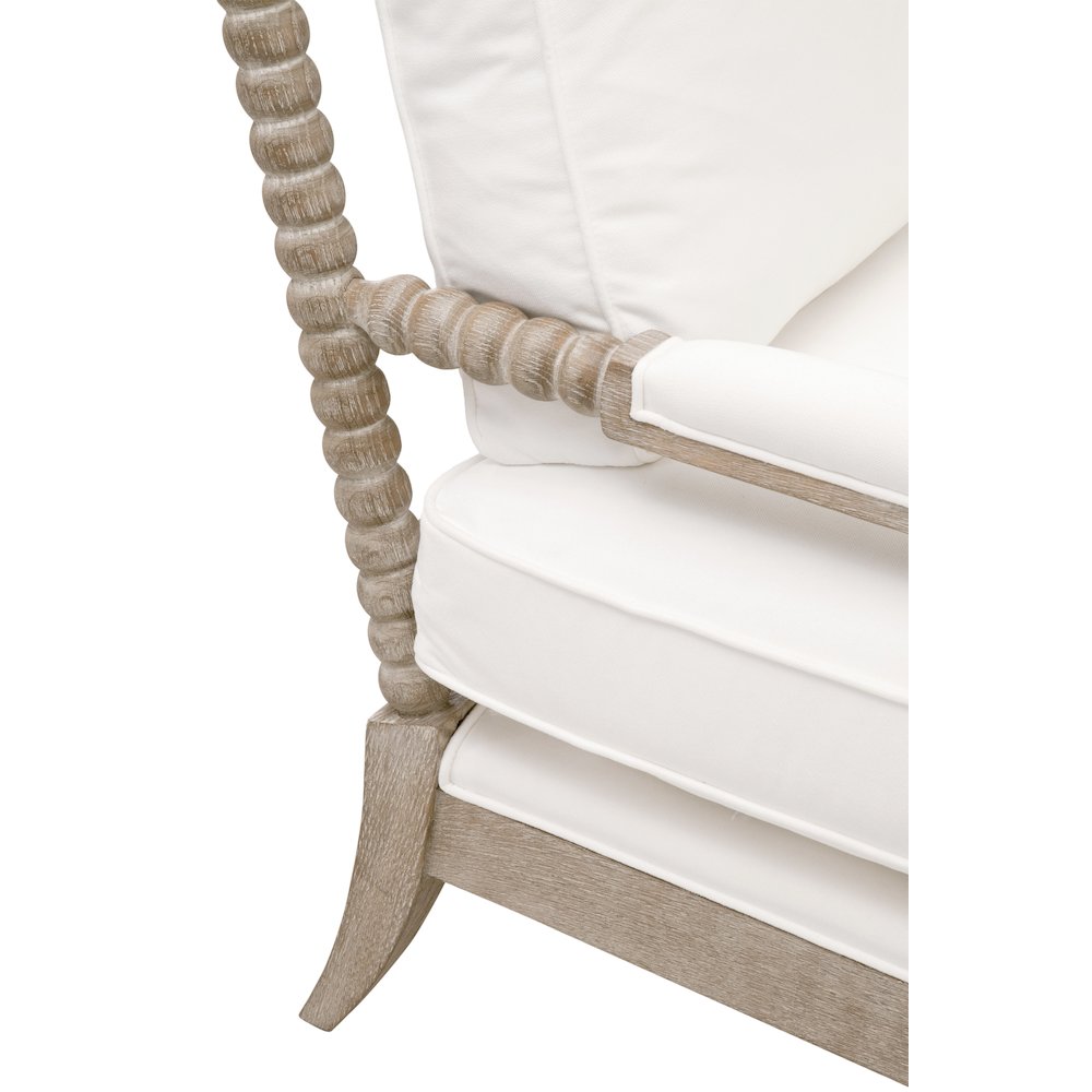 Stitch & Hand - Dining & Bedroom Transitional Rouleau Chaise Lounge. Picture 9