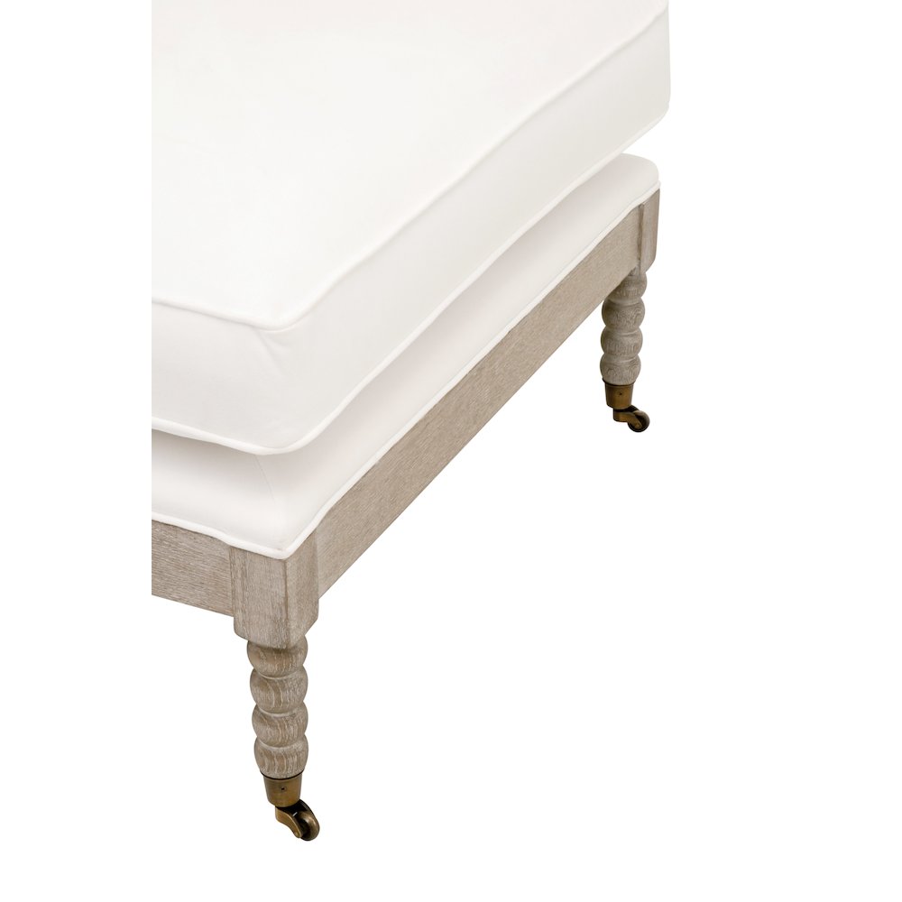 Stitch & Hand - Dining & Bedroom Transitional Rouleau Chaise Lounge. Picture 10