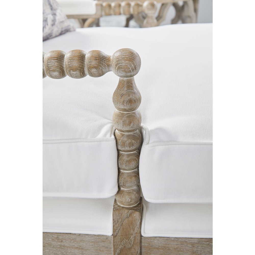 Stitch & Hand - Dining & Bedroom Transitional Rouleau Chaise Lounge. Picture 14