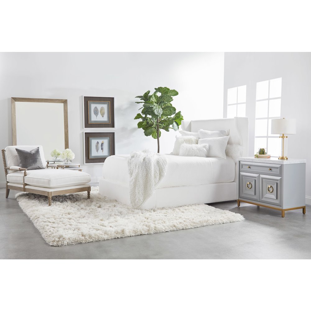 Stitch & Hand - Dining & Bedroom Transitional Rouleau Chaise Lounge. Picture 20