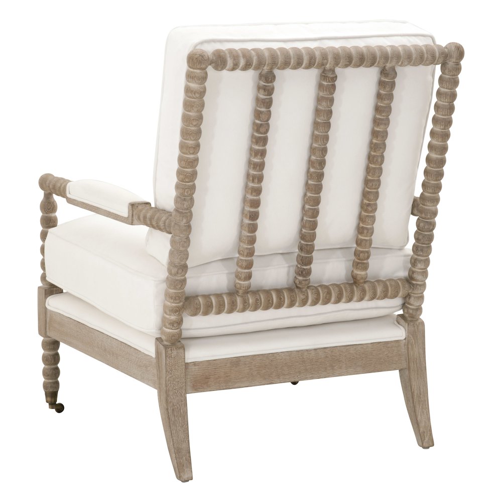 Stitch & Hand - Dining & Bedroom Transitional Rouleau Club Chair. Picture 4