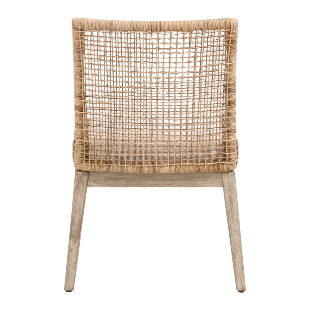 Woven Transitional Seaside Dining Chair, Set of 2. Picture 5