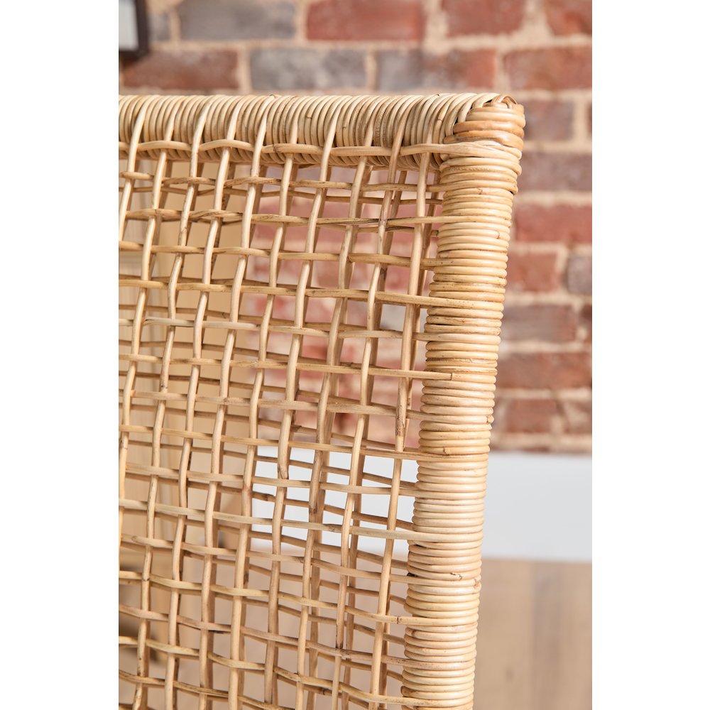 Woven Transitional Seaside Dining Chair, Set of 2. Picture 9