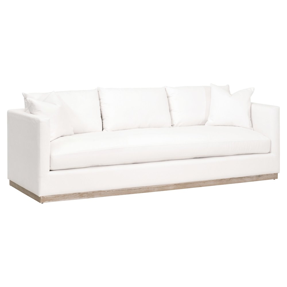 Stitch & Hand - Upholstery Transitional Siena 96" Plinth Base Sofa. Picture 2