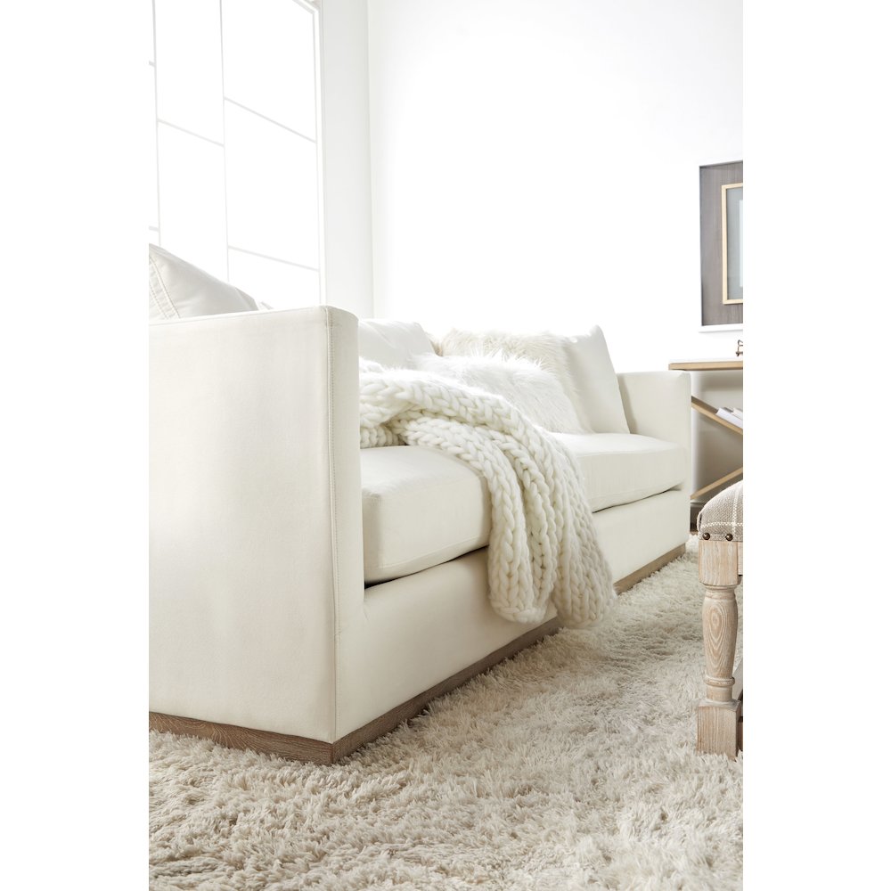 Stitch & Hand - Upholstery Transitional Siena 96" Plinth Base Sofa. Picture 8
