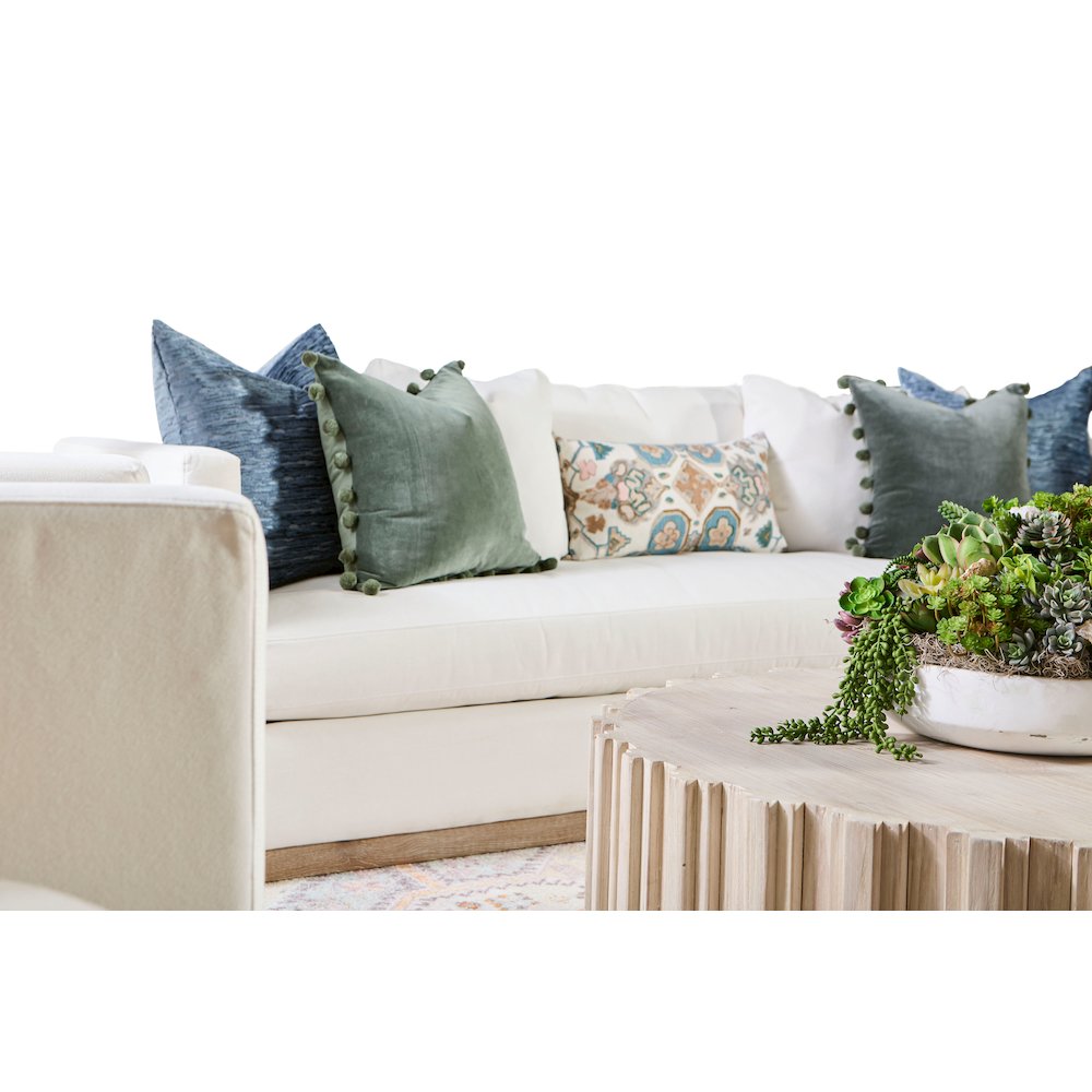 Stitch & Hand - Upholstery Transitional Siena 96" Plinth Base Sofa. Picture 20