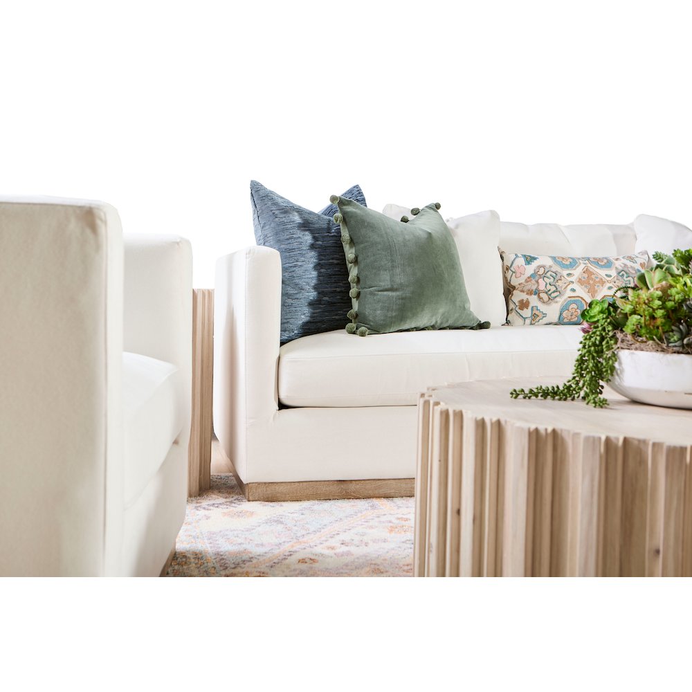 Stitch & Hand - Upholstery Transitional Siena 96" Plinth Base Sofa. Picture 21