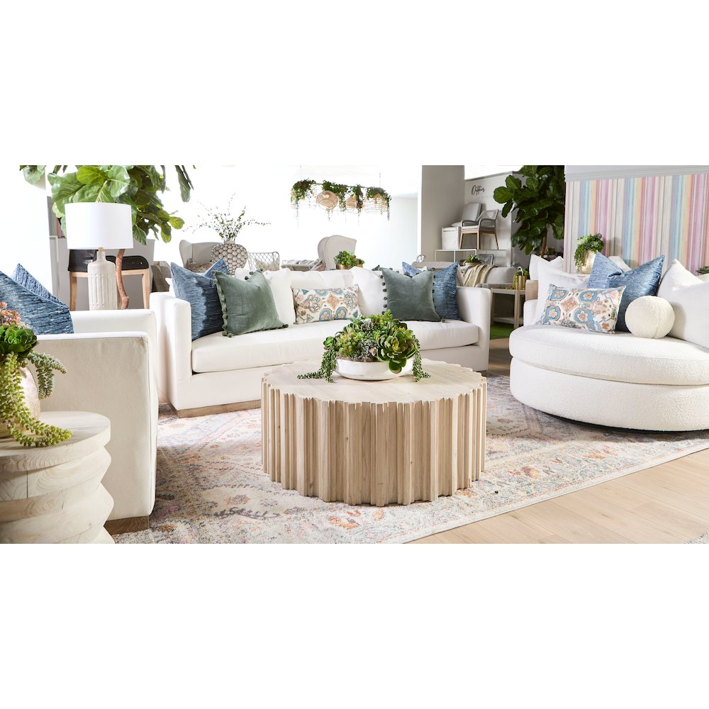 Stitch & Hand - Upholstery Transitional Siena 96" Plinth Base Sofa. Picture 22