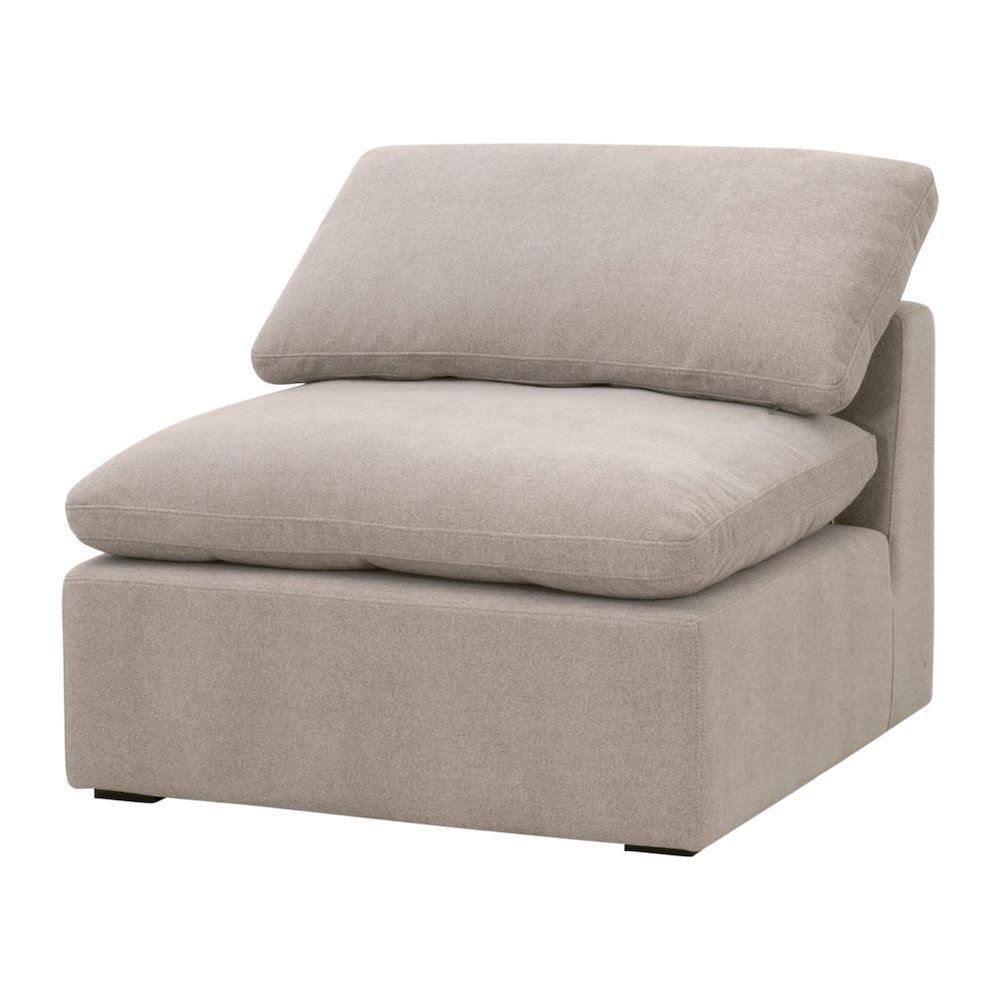 Stitch & Hand - Upholstery Transitional Sky Modular Armless Chair. Picture 2