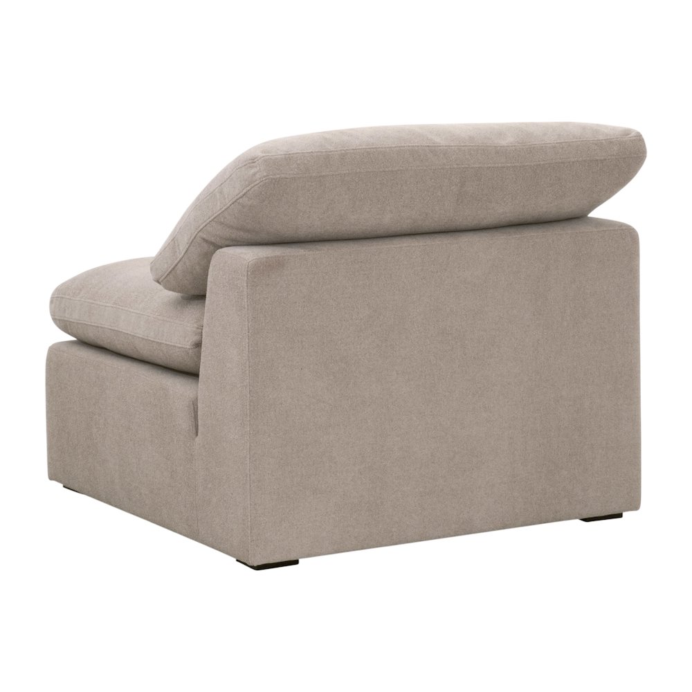 Stitch & Hand - Upholstery Transitional Sky Modular Armless Chair. Picture 4