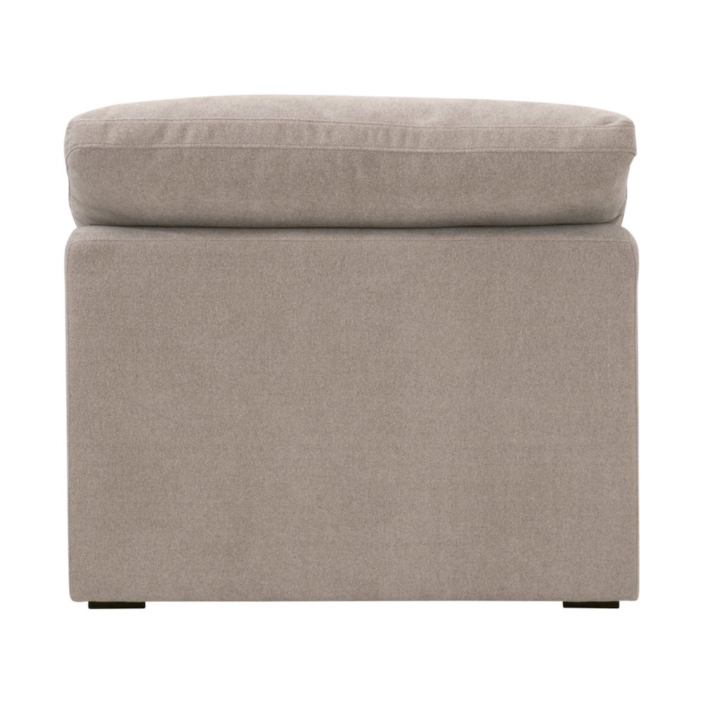 Stitch & Hand - Upholstery Transitional Sky Modular Armless Chair. Picture 5