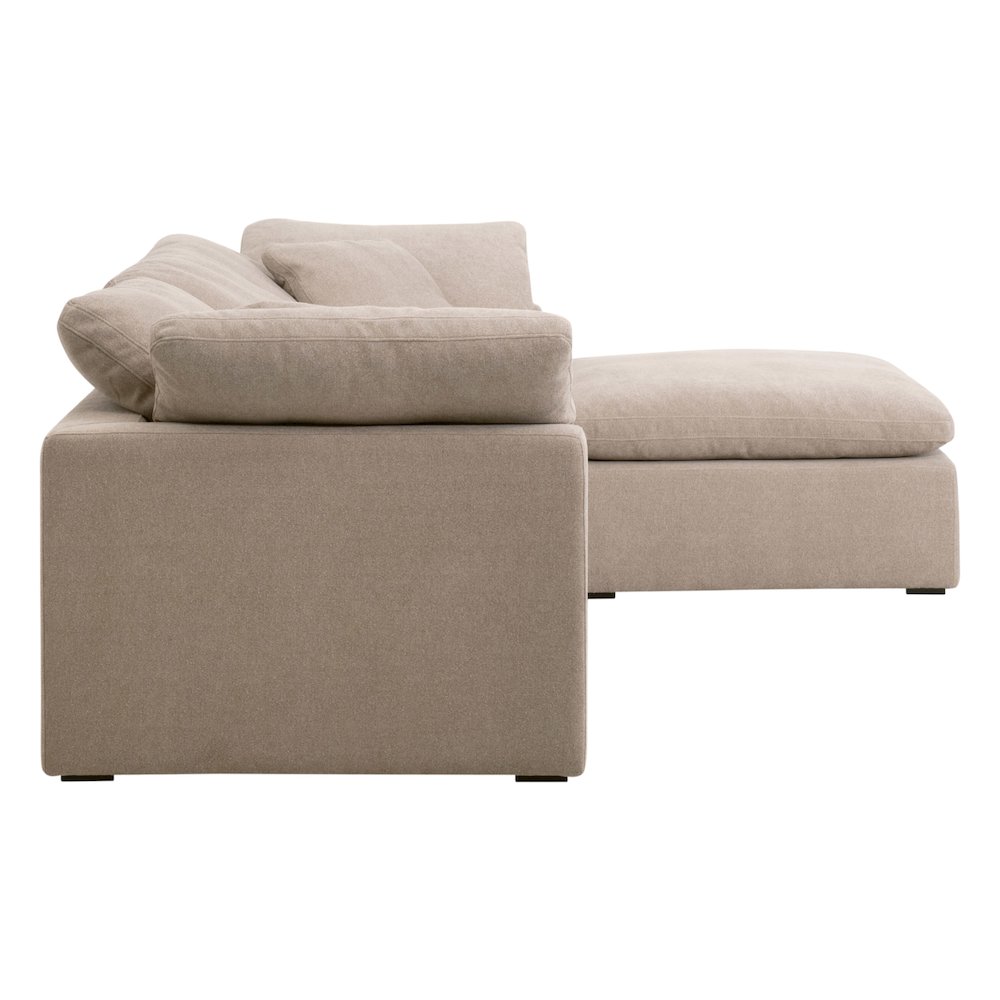 Stitch & Hand - Upholstery Transitional Sky Modular Armless Chair. Picture 9