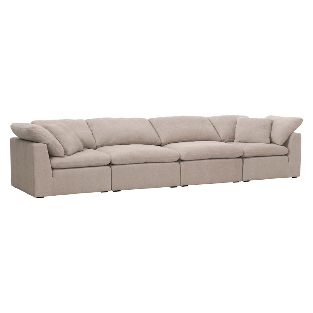 Stitch & Hand - Upholstery Transitional Sky Modular Armless Chair. Picture 11