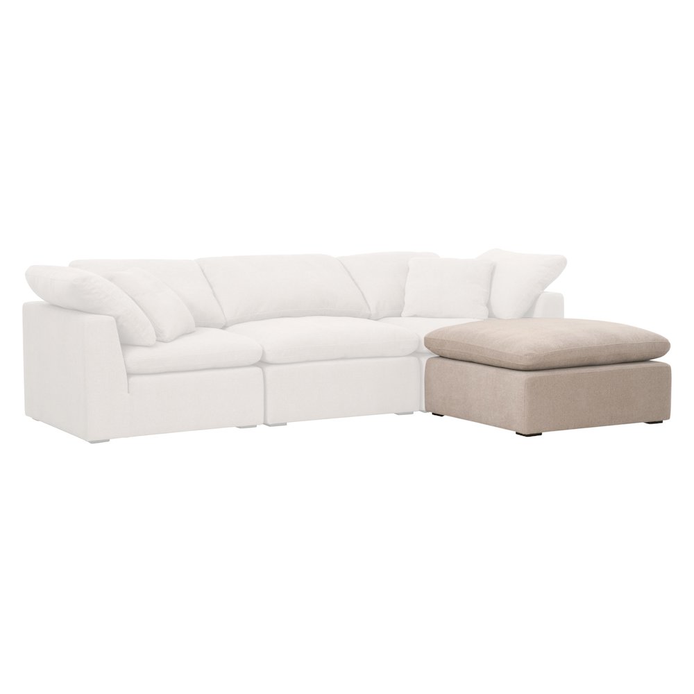 Stitch & Hand - Upholstery Transitional Sky Modular Ottoman. Picture 4