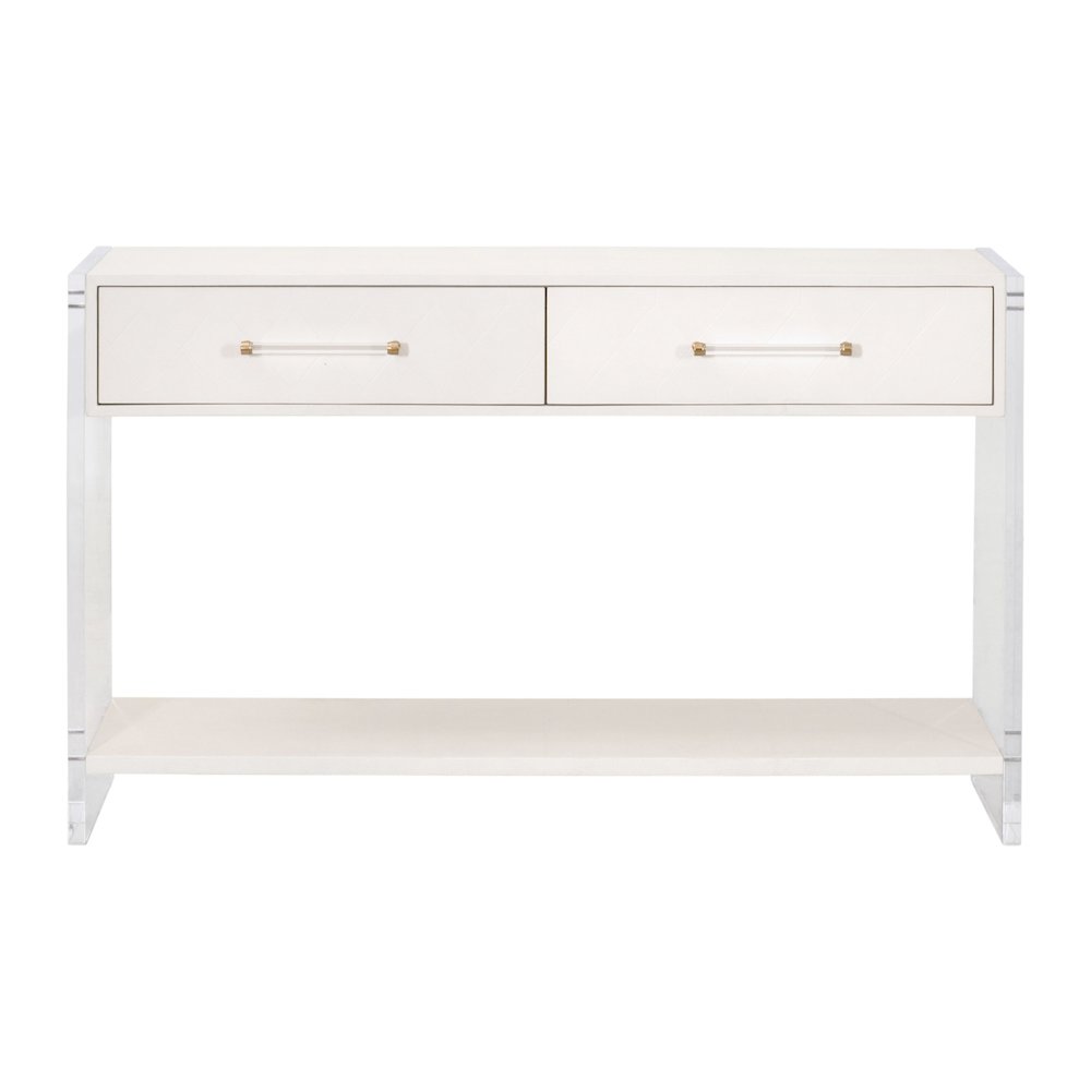 Traditions Transitional Sonia Shagreen Console Table. Picture 1