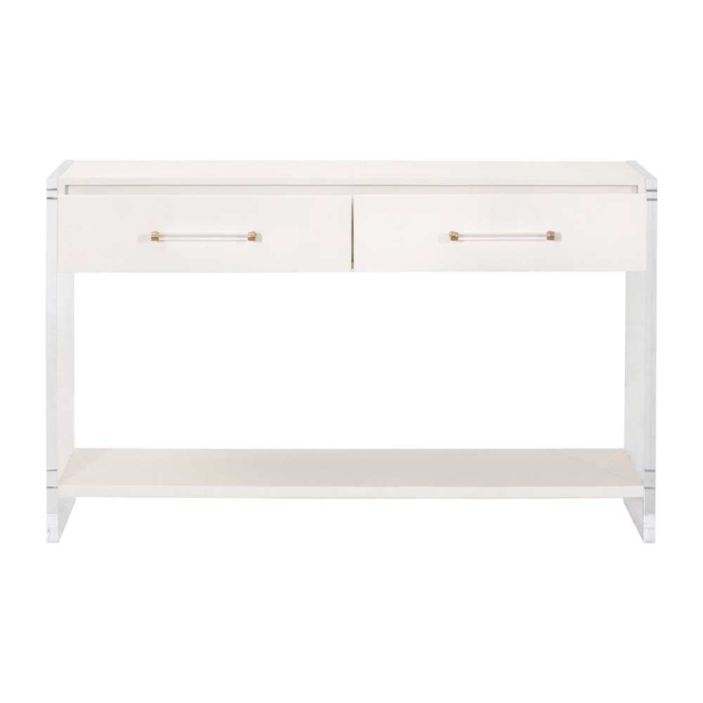 Traditions Transitional Sonia Shagreen Console Table. Picture 2
