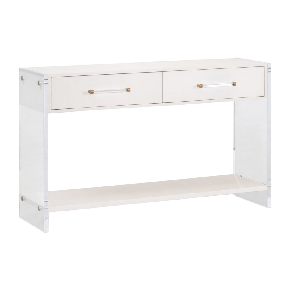 Traditions Transitional Sonia Shagreen Console Table. Picture 3