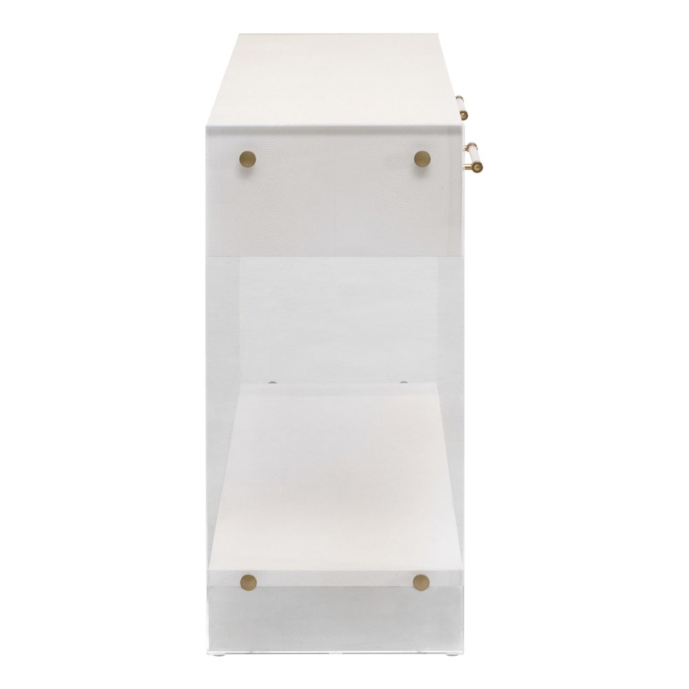 Traditions Transitional Sonia Shagreen Console Table. Picture 5