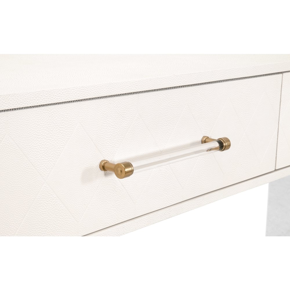 Traditions Transitional Sonia Shagreen Console Table. Picture 7