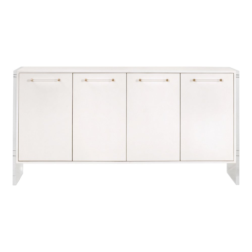 Traditions Transitional Sonia Shagreen Media Sideboard. Picture 1