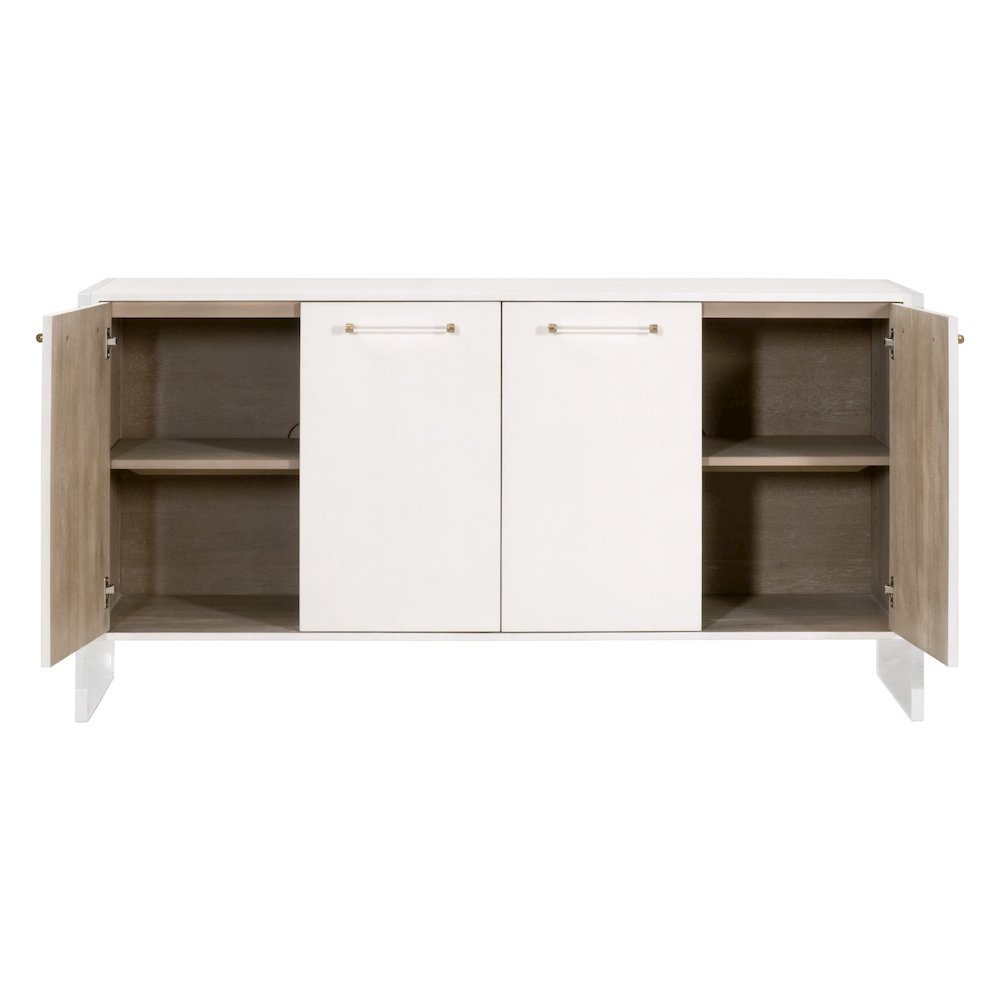 Traditions Transitional Sonia Shagreen Media Sideboard. Picture 2