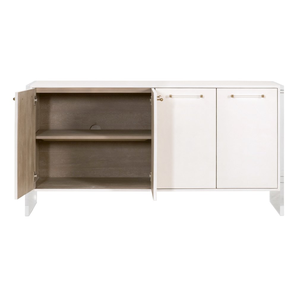 Traditions Transitional Sonia Shagreen Media Sideboard. Picture 3