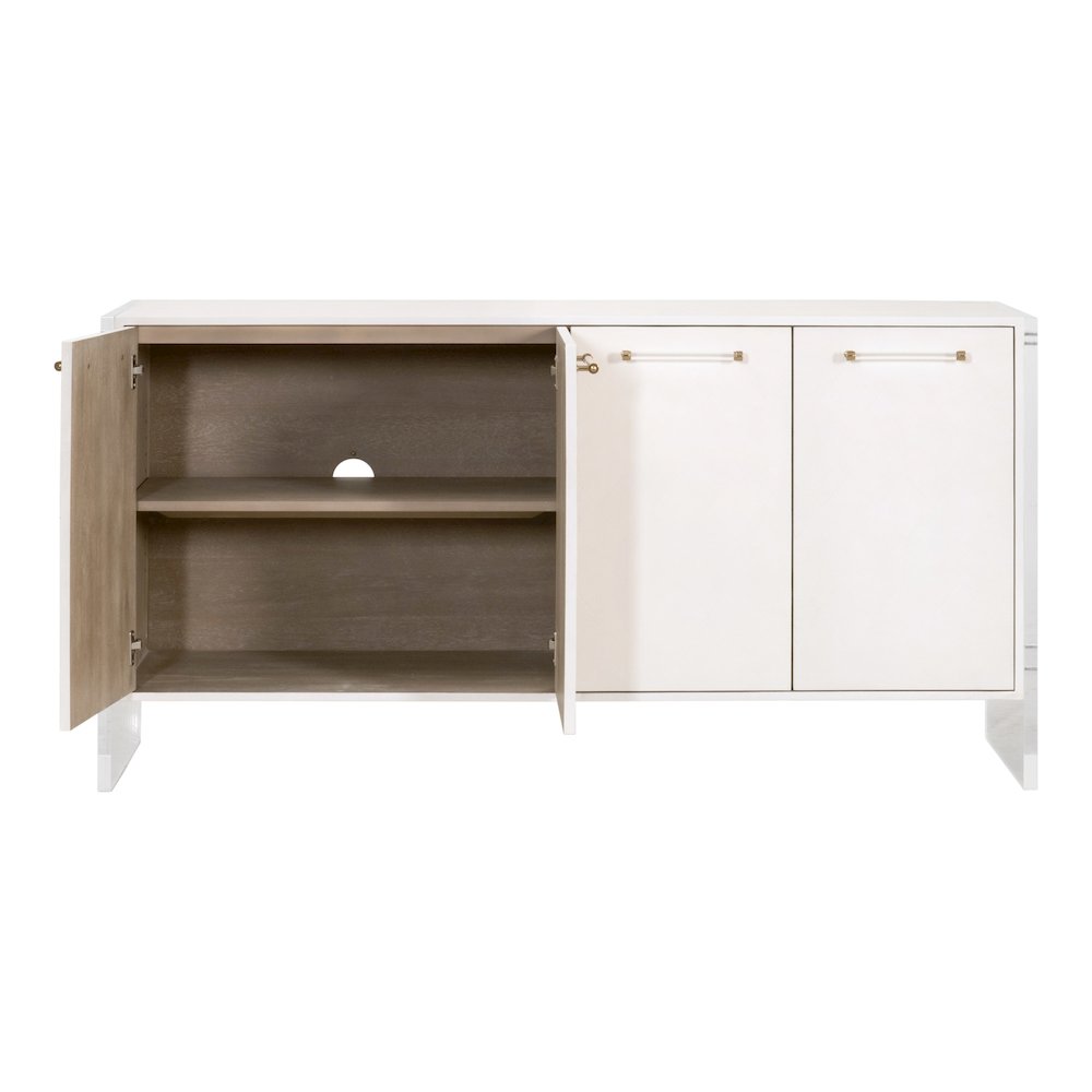 Traditions Transitional Sonia Shagreen Media Sideboard. Picture 4