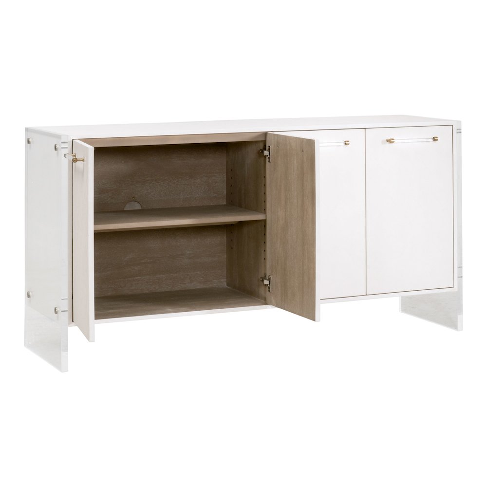 Traditions Transitional Sonia Shagreen Media Sideboard. Picture 7