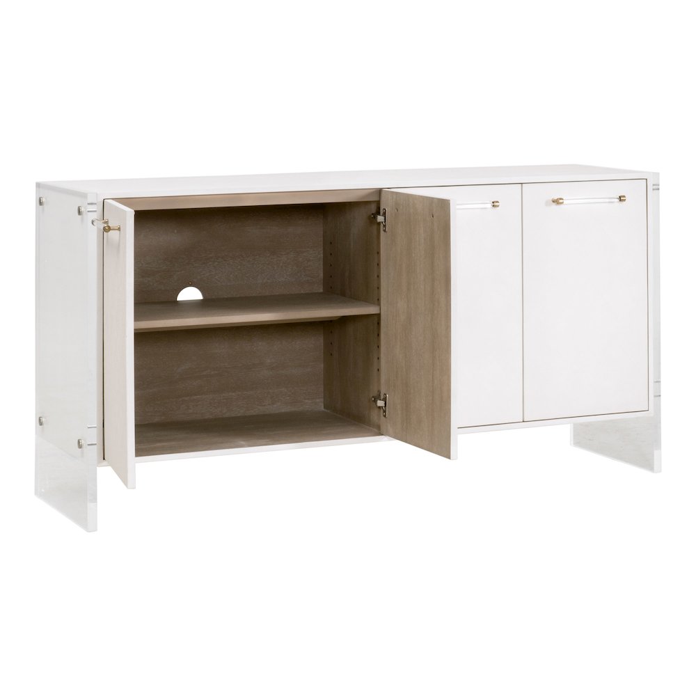 Traditions Transitional Sonia Shagreen Media Sideboard. Picture 8