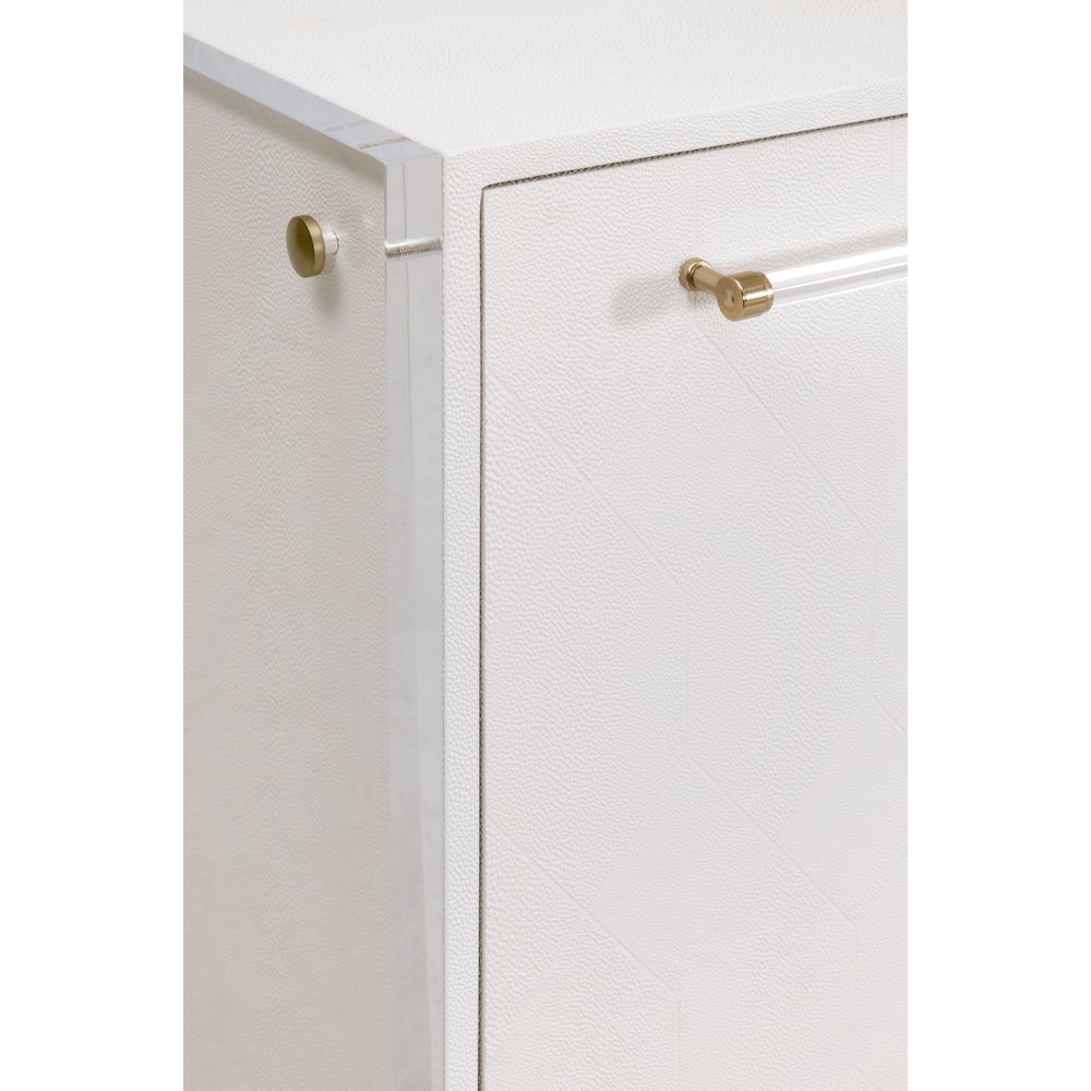 Traditions Transitional Sonia Shagreen Media Sideboard. Picture 10