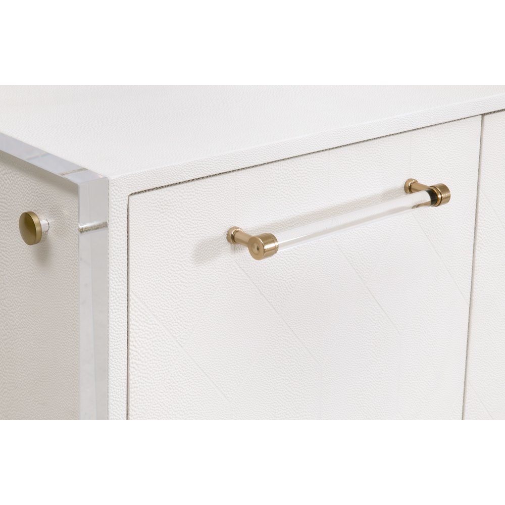 Traditions Transitional Sonia Shagreen Media Sideboard. Picture 11